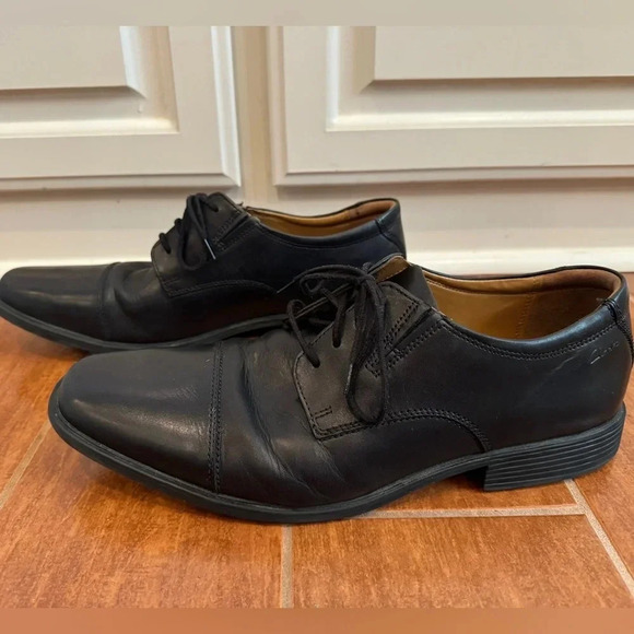 Clark Collection by Clark Ultimate Comfort Black Leather Men’s Shoes Sz … - Picture 3 of 7